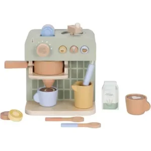 Koffie apparaat met barista toebehoren - Hout