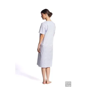 Egatex Nachthemd Korte mouw: Blauw ( EGA.361 )