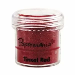 Papermania Embossing Poeder Tinsel red