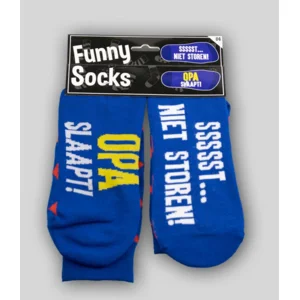 Sokken - Sssst niet storen! Opa slaapt! - Funny socks