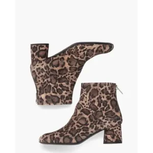 Attilio Giusti Olga Bruin/Zwart Dames Enkelboots