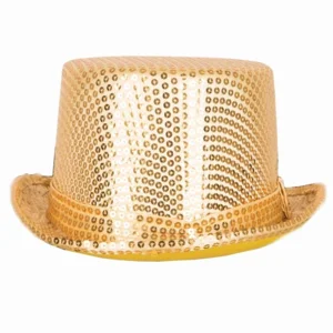 Gouden hoed - Hoed met gouden pailletten