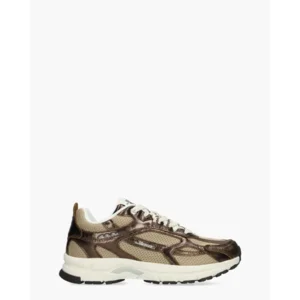 Mercer Amsterdam The Re-Run Cracked Bruin Damessneakers