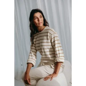 Alice et Maman Kirsten homewear in beige en kaki