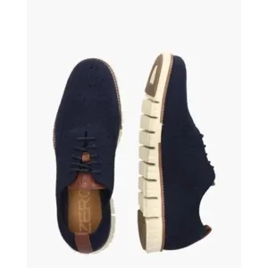 Cole Haan Zerogrand Stitchlite Donkerblauw Heren Veterschoenen