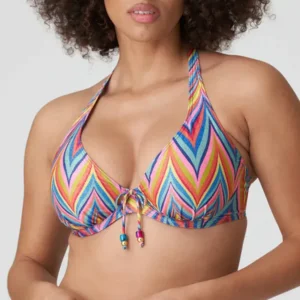 Prima Donna Swim Kea triangel bikini in regenboogkleuren