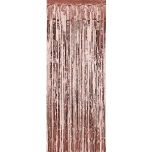 Deurgordijn - Roségoud - 100x250cm