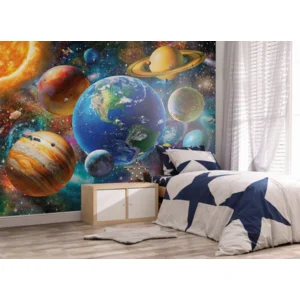 Ruimte - Zonnestelsel - Planeten Posterbehang