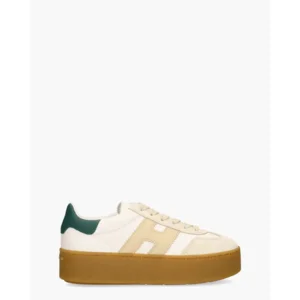 Hogan Cool Wit/Beige/Groen Damessneakers
