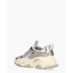 Steve Madden Possession-E Zilver Damessneakers