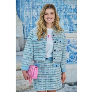 Esqualo Blazer: Boucle Jeans, Blauw ( ESQ.293 )