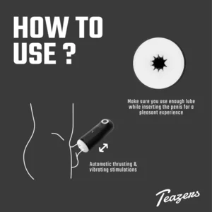 Teazers Automatische Masturbator Met Driedubbele Stimulatie