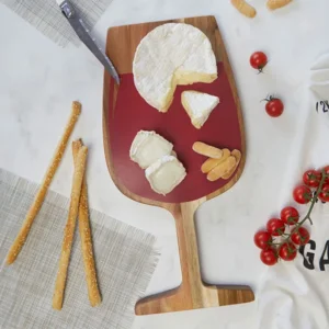 Balvi Kaasplank Rode Wijn Glas