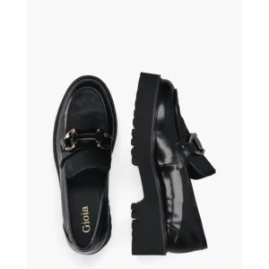 Gioia Ylonka Zwart Damesloafers