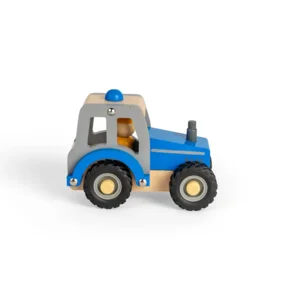 Auto - Tractor - Blauw - 13x10x7.5cm