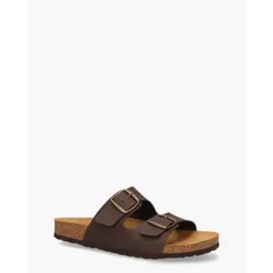 Cypres Omey Donkerbruin Herenslippers