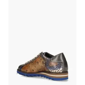 Harris 0818 Bruin/Multi Heren Veterschoenen