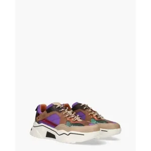 Dwrs Pluto Scuba Paars/Multicolor Damessneakers