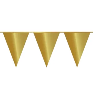 Vlaggenlijn - Goud - Klein - 3m