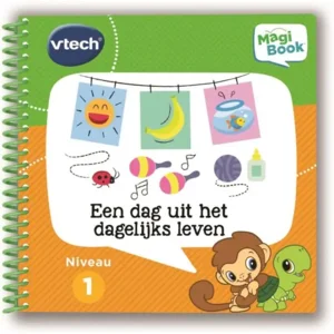 VTech MagiBook Blauw Inclusief Activiteitenboek: Een Dag Uit Het Dagelijks Leven