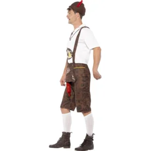 Smiffys - Kostuum - Lederhose & shirt - Oktoberfest - Braadworst - XL