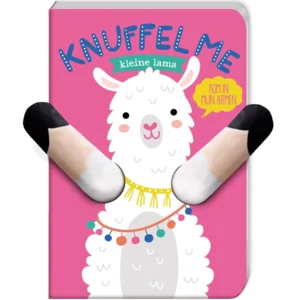 Boek - Knuffel me - Kleine lama - Met vingerpopfunctie