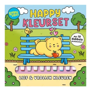 Boek - Kleurboek - Sunny vibes - Happy kleurset