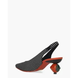 Daniele Ancarani Pefresa Zwart/Wit/Rood Damespumps