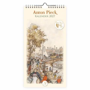 Kalender - 2027 - Notitiekalender - Anton Pieck - Brug - 18x34,5cm