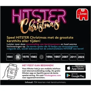 Spel - Hitster - Uitbreidingsset - Christmas
