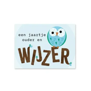 Kaart - Artige - Eyecandy - Een jaartje ouder en wijzer - EC19-F