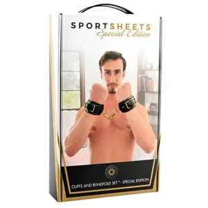 Sportsheets Handboeien en Blinddoek Set Speciale Editie