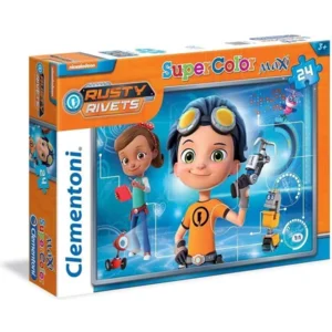 Clementoni Supercolor Maxi puzzel - Rusty Rivets 24 grote stukken
