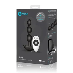 B-Vibe Triplet Vibrerende Anale Kralen 14 cm