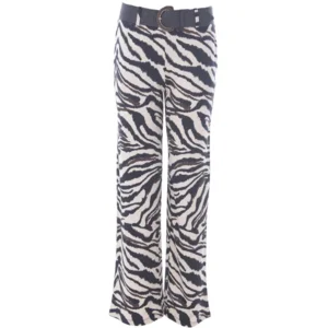 K-Design losse broek met dieren print Q807 P827