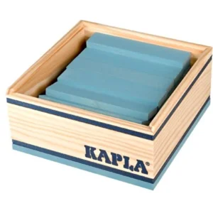 Kapla,40 plankjes gekleurd lichtblauw
