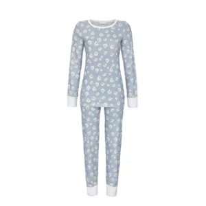 Ringella Pyjama Dames: Blauw interlock ( RIN.586 )