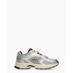 Mercer Amsterdam The Re-Run EVO Silver Zilver/Bordeaux Damessneakers