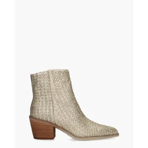 Di Lauro Damita Goud Dames Enkelboots
