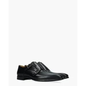 Magnanni 23037 Zwart Heren Gespschoenen