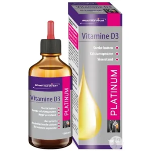 MannaVital Vitamine D3 Platinum Druppels 100ml voedingssupplement