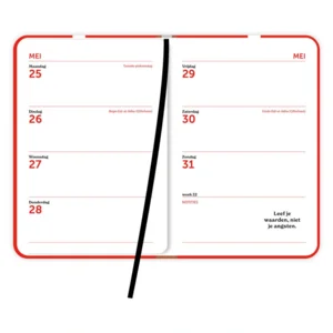 Week agenda - 2026 - 365 dagen succesvol - 12,7x17,8cm