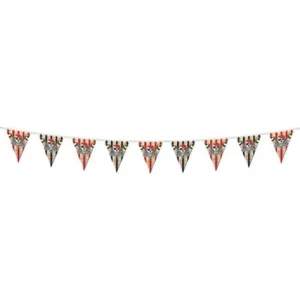 Vlaggenlijn - Piraat - Rood - 10m