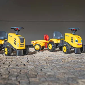 Falk - Komatsu - Looptractor met aanhangwagen