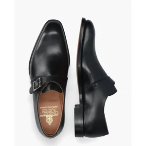 Crockett & Jones Monkton Zwart Heren Gespschoenen