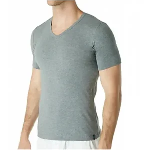 Schiesser 95/5 Shirt V-Hals - 205429 - Grey Melange