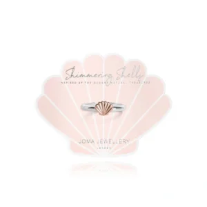 Shimmering Shell - Ring Zilver/Rose