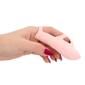Loveline Silicone Finger Vibrator Touch Of Pink 11 cm