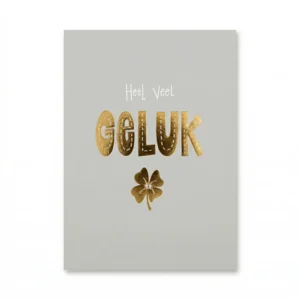 Kaart - Words up - Heel veel geluk - GBE.0039