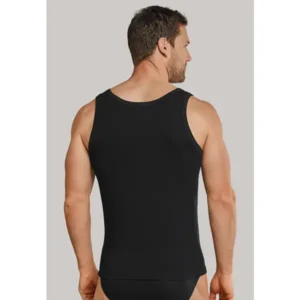 99 € Schiesser 95/5 Shirt 0/0 Singlet - 205428 – Black